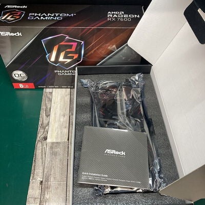 【広島店】中古  ASRock Radeon RX 7600 Phantom Gaming 8GB OC（RX7600 8GB） 3480036422 