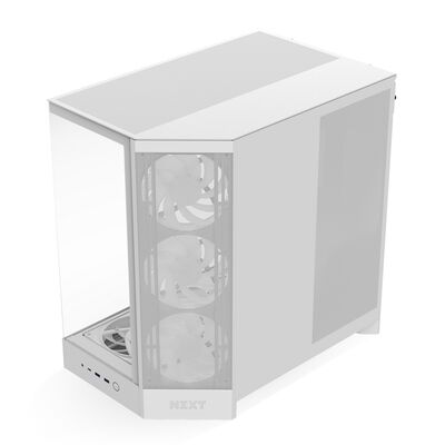 NZXT  H9 FLOW RGB+ CM-H92FW-P1 (E-ATX ガラス ホワイト) 