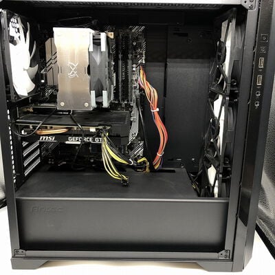 【宇都宮鶴田店】中古  自作PC(i5 10600KF/16GB/SSD500GB/GTX1660 SUPER/W10H) 5280001366 