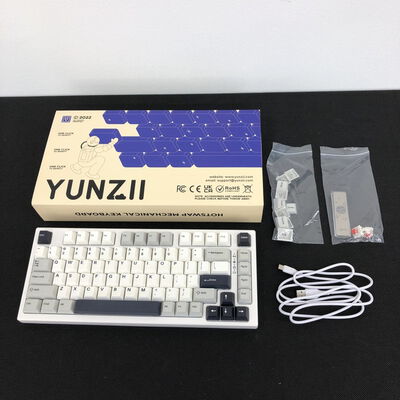 【長野稲里店】中古  YUNZII YZ75 Pro 赤軸 WH 5110001015