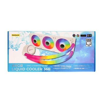 オウルテック  OWL-LCS360ARGB-WH (360mm ホワイト) 