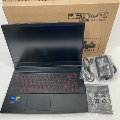 【神戸・三宮店】中古  MSI G63 Thin 11UD(i7-11800H/16GB/SSD512GB/RTX3050Ti) 3430006069 