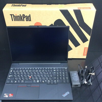 【座間相武台】中古  Lenovo ThinkPad E16 Gen 2 AMD (AMD Ryzen5 7535U 2.9GHz/16GB/SSD256GB/-/オンボード/16/1920x1200/Wi-Fi/WEBCAM/W11P64) 176149 