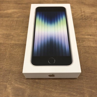 【宇都宮鶴田店】中古  【国内版SIMフリー】Apple iPhoneSE 4.7インチ (第3世代) 128GB (スターライト) MMYG3J/A 154855 