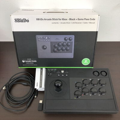 【長野稲里店】中古  サイバーガジェット 8BitDo Arcade Stick for Xbox Black CY8BDASXBK 5110000825 