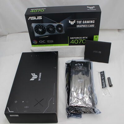 【通販センター】中古  ASUS TUF-RTX4070-O12G-GAMING (RTX4070 12GB) 157130 