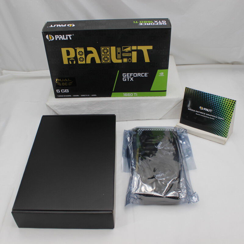 中古 Palit NE6166TS18J9-1160A (GTX1660Ti 6GB Dual OC) 192444