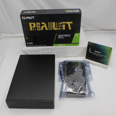 【通販センター】中古  Palit NE6166TS18J9-1160A (GTX1660Ti 6GB Dual OC) 192444 