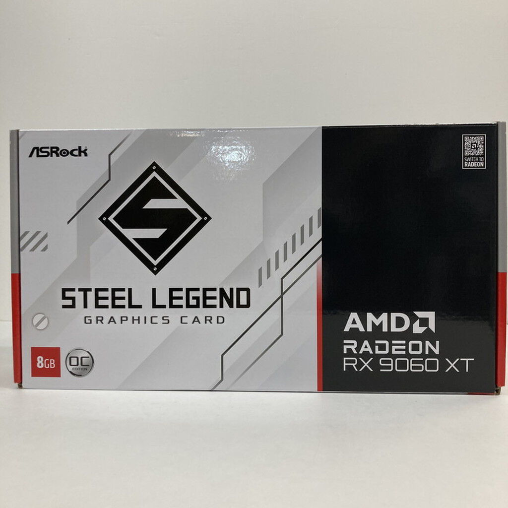 中古 ASRock RX9060XT SL 8GO(RX9060XT Steel Legend 8G) 179886