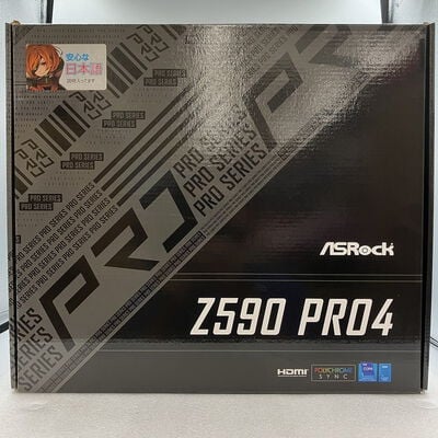 【新潟店】中古  ASRock Z590 Pro4(Z590 1200 ATX DDR4) 182054 