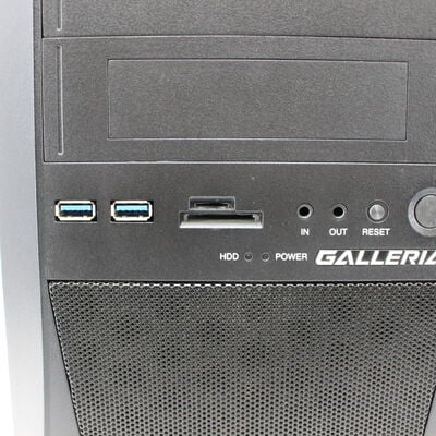 【通販センター】中古  THIRDWAVE GALLERIA KT(Intel Core i7 8700K/16GB DDR4 (PC4)/SSD1TB/DVDマルチ/NVIDIA GeForce GTX 1070 Ti 8GB/W11H64 MAR) 191862 