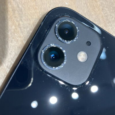 【鹿児島店】中古  Apple iPhone12 6.1インチ 128GB (ブラック) 国内版SIMロックフリー MGHU3J/A 143742 