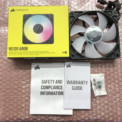 【宮崎恒久店】中古  CORSAIR CO-9050180-WW (RS120 ARGB BK PWM) 5160000732 