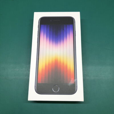 【津ラッツ店】中古  【au版SIMフリー】Apple iPhoneSE 4.7インチ (第3世代) 64GB (ミッドナイト) MMYC3J/A 154842 