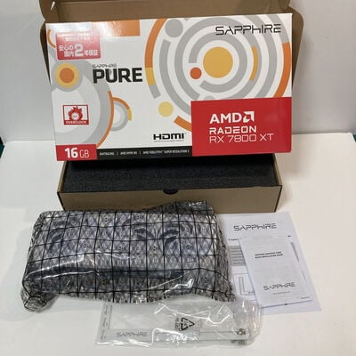 【富山本郷店】中古  SAPPHIRE 11330-03-20G PURE RX7800XT GAMING OC (RX7800XT 16GB) 162729 