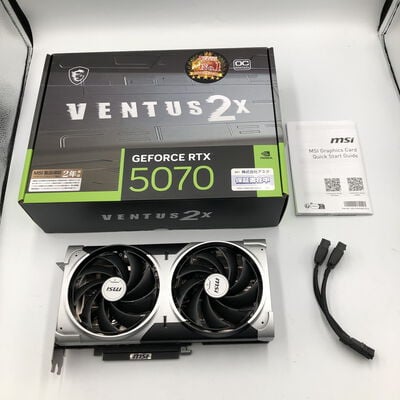 【水戸赤塚店】中古  MSI GeForce RTX 5070 12G VENTUS 2X OC(12GB PCI-E 5070 ) 4680003989 