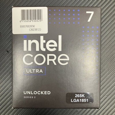 【富士青葉店】中古  INTEL Core Ultra 7 265K (1851/3.9G/30M/C20/T20) 