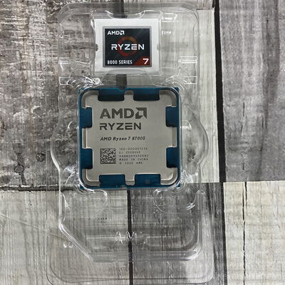 【広島店】中古  AMD Ryzen 7 8700G (AM5/4.2GHz/24M/C8/T16/65W) 166430 