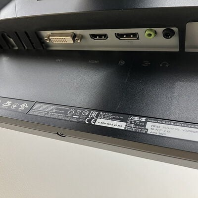 【熊本浜線店】中古  ASUS VG258QR(1920x1080/FHD/165Hz) 5370000488 