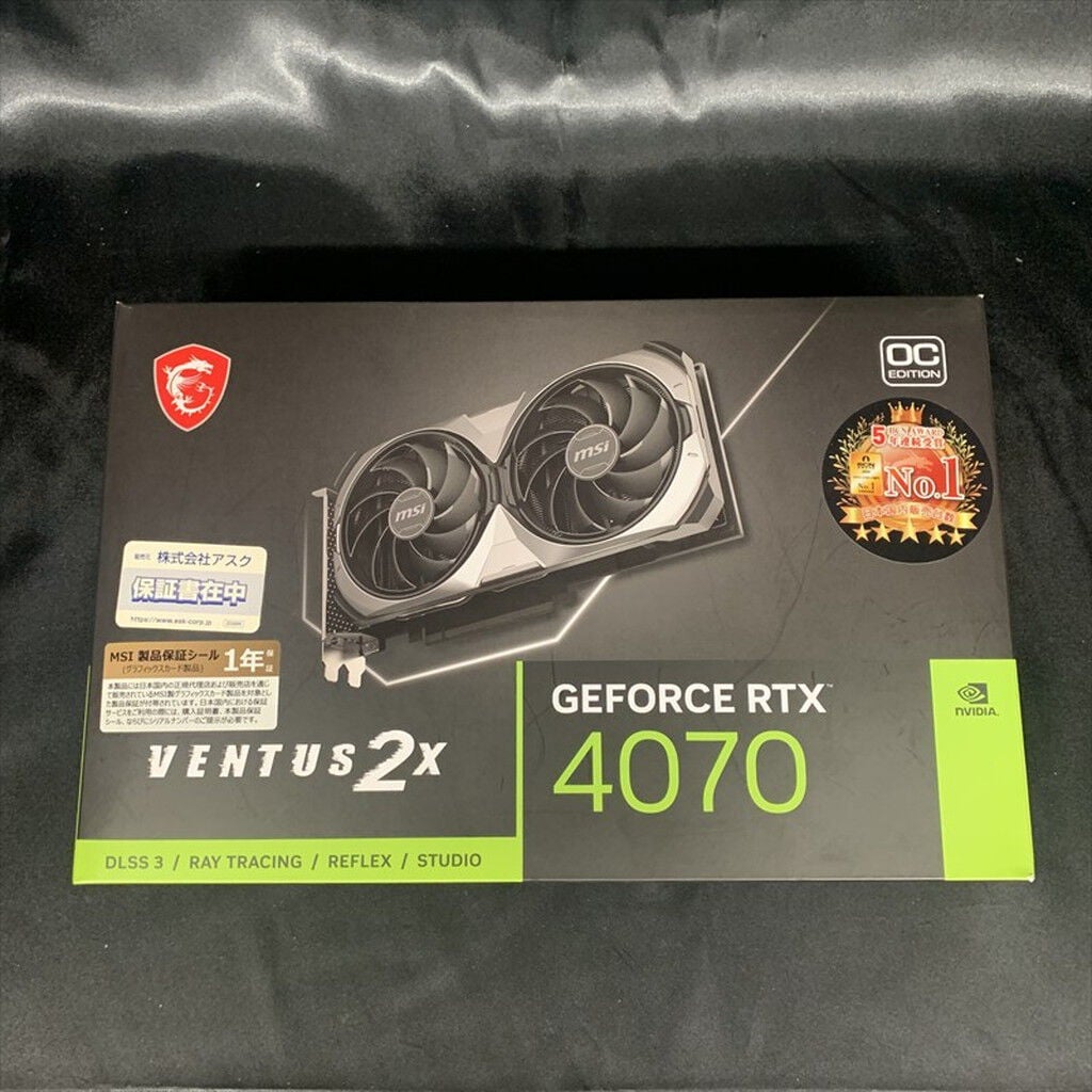 ※ジャンク品　MSI RTX4070 VENTUS 2X E 12G 中古 MSI GeForce RTX 4070 VENTUS 2X E 12G OC (RTX4070 12GB