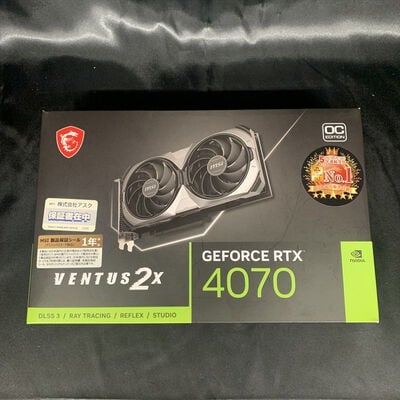 【横浜駅前店】中古  MSI GeForce RTX 4070 VENTUS 2X　E 12G OC (RTX4070 12GB) 3400009636 
