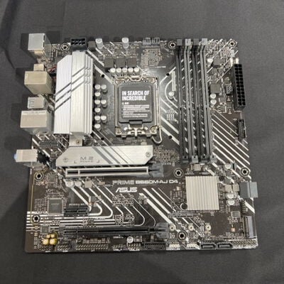 【静岡東瀬名店】中古  【付属品欠品】 ASUS PRIME B660M-AJ D4-SI (B660 1700 mATX DDR4) 3480041003 
