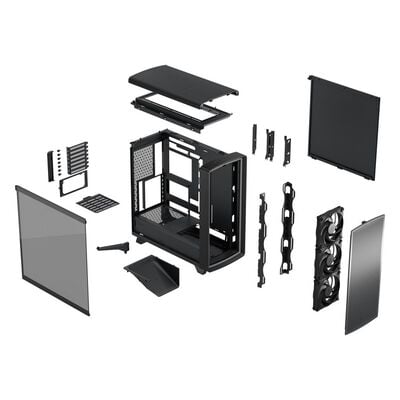 Fractal Design  Summit Ambience Blackout TG Light Tint FD-C-SUM1A-06 (E-ATX ガラスパネル ブラックアウト) 