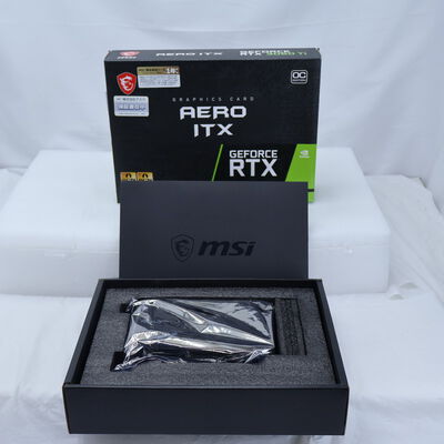 【通販センター】中古  MSI GeForce RTX 3060 Ti AERO ITX 8G OC LHR（RTX3060Ti 8GB） 3480043143 