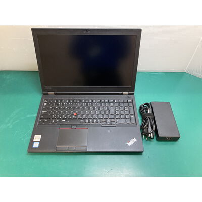 【浦添城間店(沖縄)】中古  Lenovo ThinkPad P52　20MAS12700 (Core i7 8750H/16GB/SSD512GB/-/NVIDIA Quadro P1000 4GB/15.6ｲﾝﾁ/1920x1080/Wi-Fi/WEBCAM/W11H64) 176658 