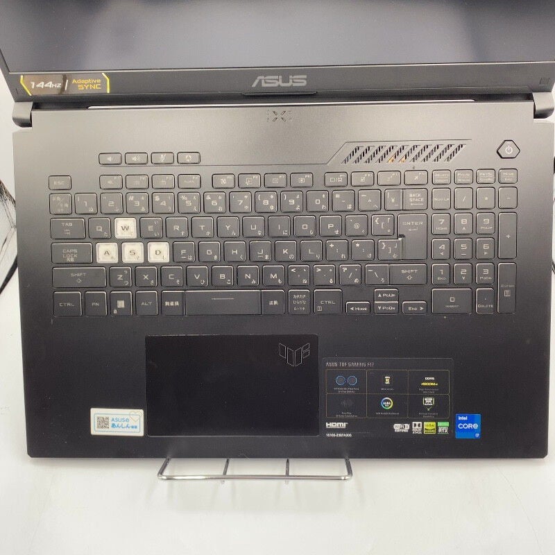 中古 ASUS TUF GAMING F17(i7-12700H/16GB/SSD512GB/RTX3050Ti/W11H