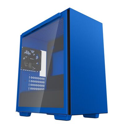 DEEPCOOL  MACUBE110 BLUE R-MACUBE110-BLNNM0-J-1 (MicroATX ガラス) ドスパラ限定モデル 