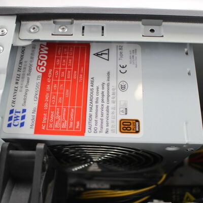 【通販センター】中古  TSUKUMO G-GEAR(Intel Core i5 8400/16GB DDR4 (PC4)/SSD1TB/DVDマルチ/NVIDIA GeForce GTX 1660 6GB/W11H64 MAR) 199917 