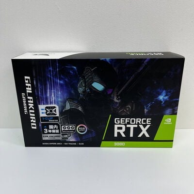 【津ラッツ店】中古  【LHR版】玄人志向 GG-RTX3080-E10GB/TP/LHR (RTX3080 10GB) 146423 