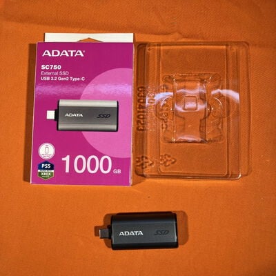 【なんば店】中古  ADT SC750-1000G-CCBK-DP (USB3.2・Gen2 外付1TB) 3280021450 