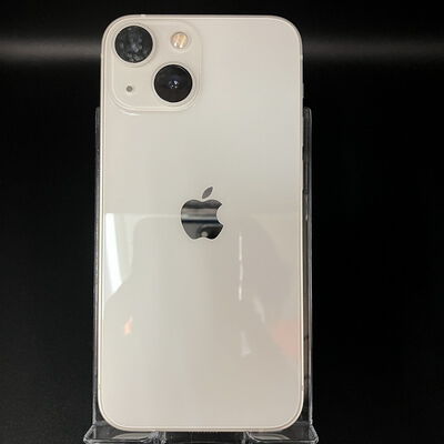 【大須店】中古  【au版SIMフリー】Apple iPhone13 mini 5.4インチ 128GB (スターライト) MLJE3J/A 147391 