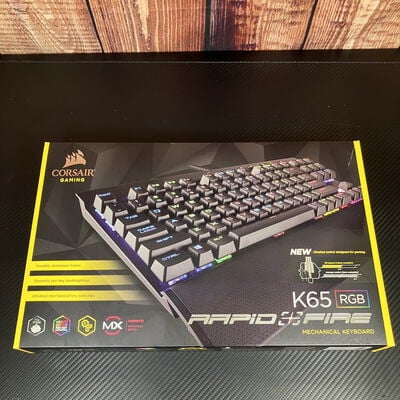 【富士青葉店】中古  CORSAIR K65 RGB RAPIDFIRE Compact Mechanical Gaming Keyboard 5070001400