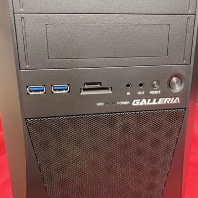 【静岡東瀬名店】中古  GALLERIA ZZ(i7 8700K/16GB/SSD525GB＋HDD3TB/DVD-MULTI/GTX1080Ti 11GB/W11H) 5140001000 