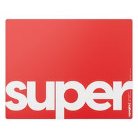 Pulsar  Superglide3 Glass Mousepad Type-S M Red (SGPMR3S) 