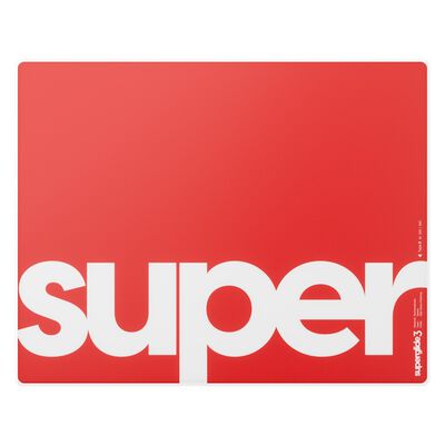Pulsar  Superglide3 Glass Mousepad Type-S M Red (SGPMR3S) 