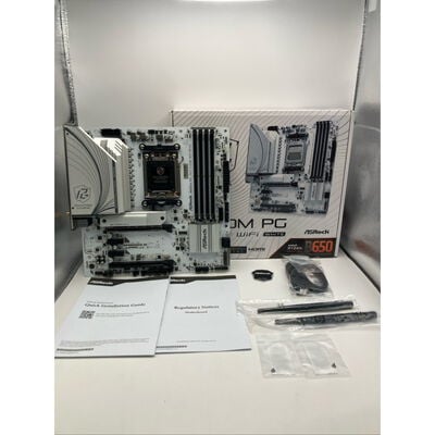 【仙台店】中古  ASRock B650M PG Riptide WiFi White(B650 AM5 mATX) 168307 