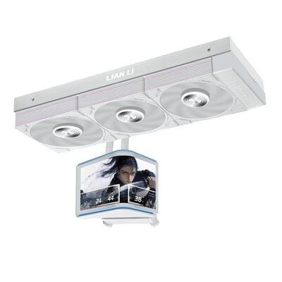 Lian-Li  HydroShift II OLED CURVED 360 P28 GHS2OLDC36PW (360mm ホワイト) 