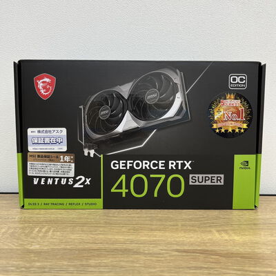 【津ラッツ店】中古  MSI GeForce RTX 4070 SUPER 12G VENTUS 2X OC (RTX4070 SUPER 12GB) 163393 