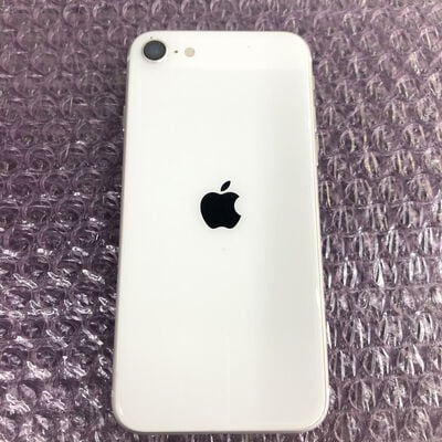 【福山ココローズ店】中古  Apple iPhoneSE 4.7インチ (第2世代/2020) 64GB (ホワイト) 国内版SIMロックフリー MX9T2J/A 142455 