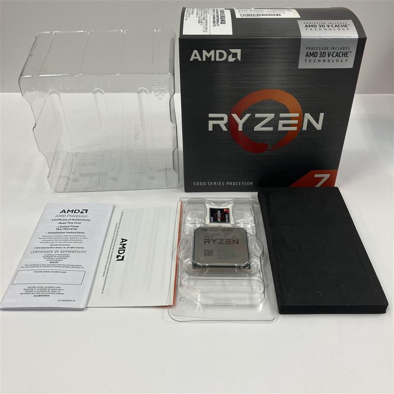 中古 AMD Ryzen 7 5800X3D (AM4/3.4/100M/C8/T16/105W） 150181