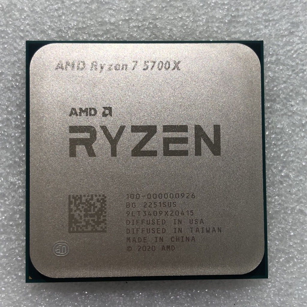 中古 AMD Ryzen 7 5700X (AM4/3.4GHz/36M/C8/T16/65W) 150182 （357411