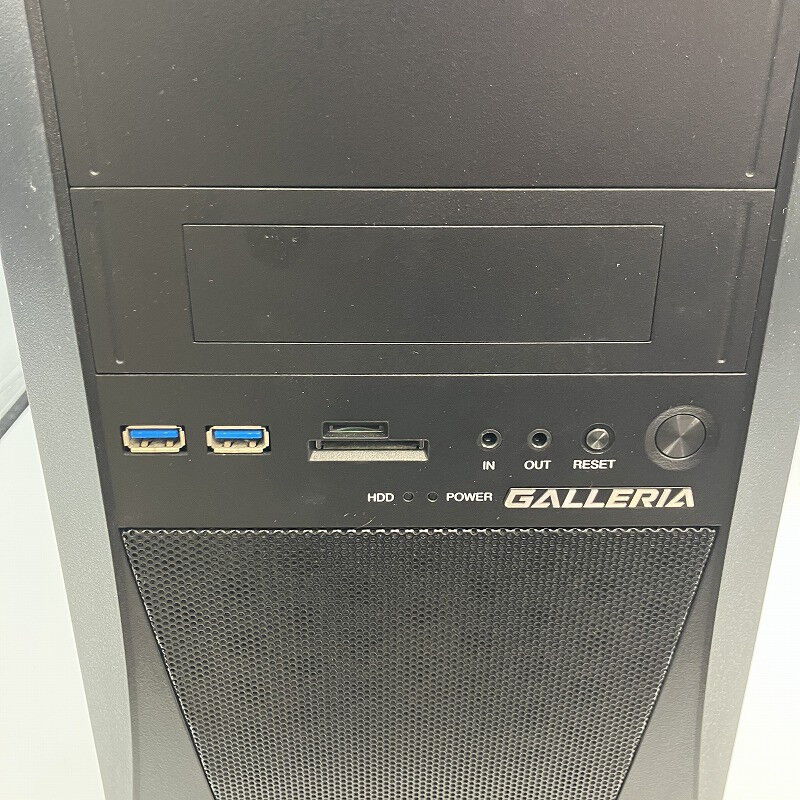 中古 THIRDWAVE GALLERIA XV(core i7-8700K/16GB/SSD500GB/HDD2TB/DVD