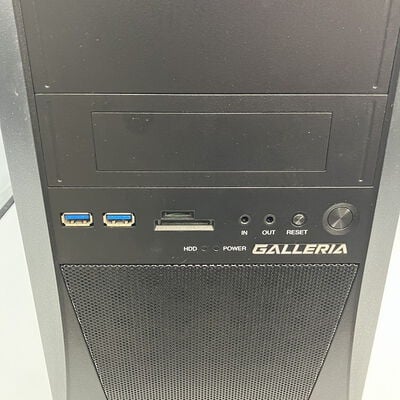【新潟店】中古  THIRDWAVE GALLERIA XV(core i7-8700K/16GB/SSD500GB/HDD2TB/DVD-MULTI/GTX1070Ti 8GB/W11H) 3290007656 