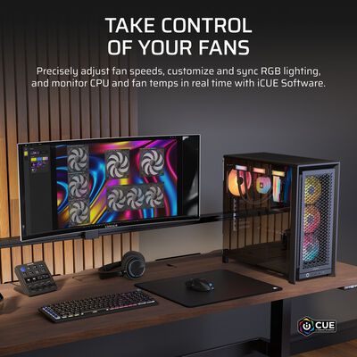 Corsair  iCUE LINK RX120 II RGB Fan Expansion Black CO-9051057-WW (ブラック) 