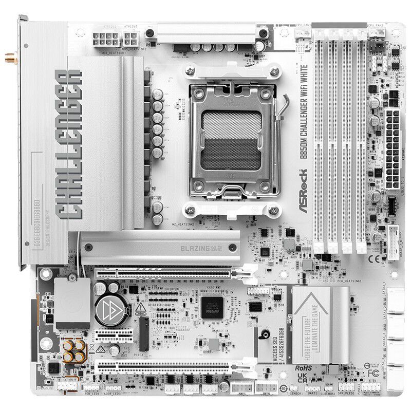 ASRock B850M Challenger WiFi White (B850 AM5 MicroATX) ｜ パソコン