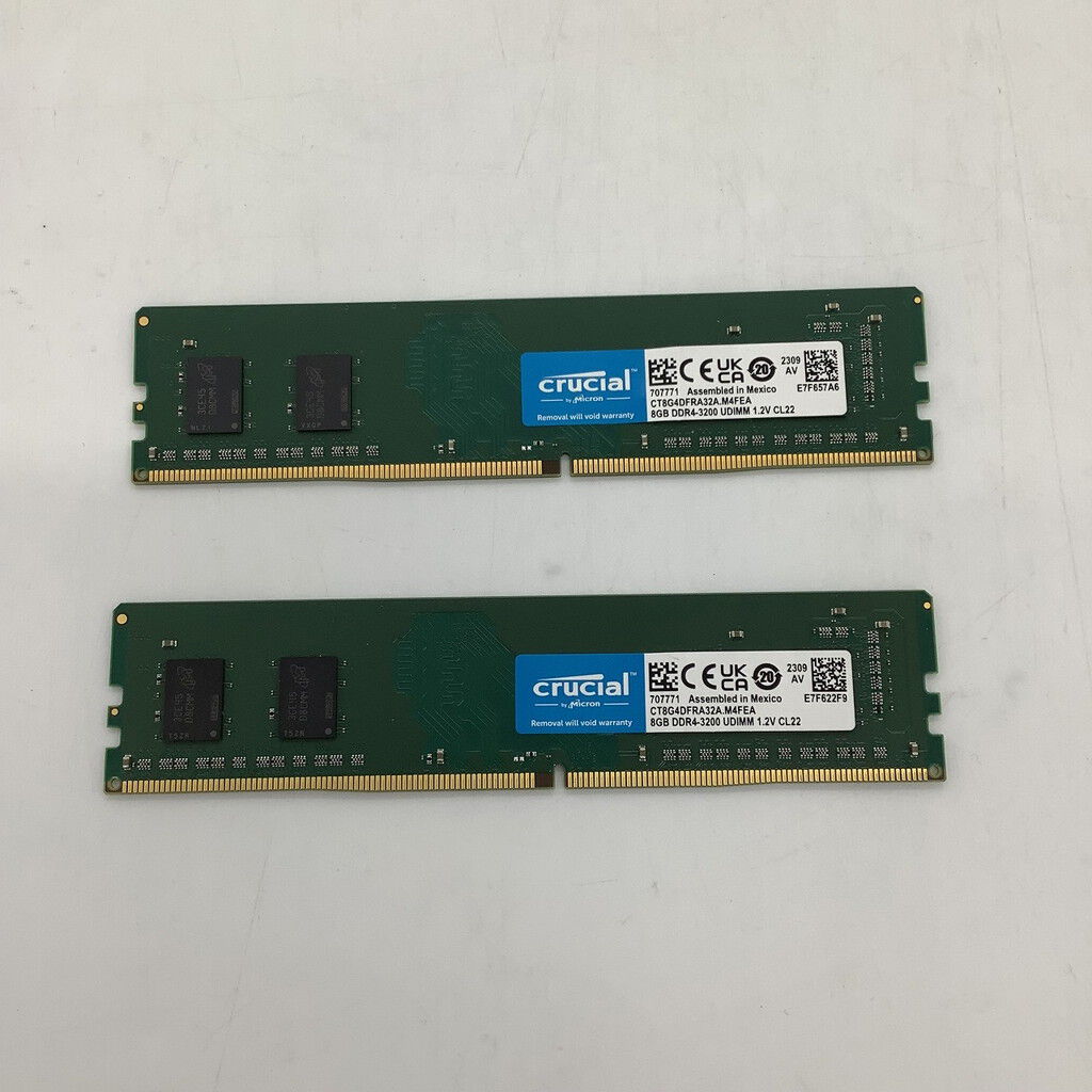【中古】DDR4 3200 16GB(8GB*2) SP 中古 8GB 2枚組(合計16GB) PC4-25600/DDR4-3200 デスクトップ用 190923